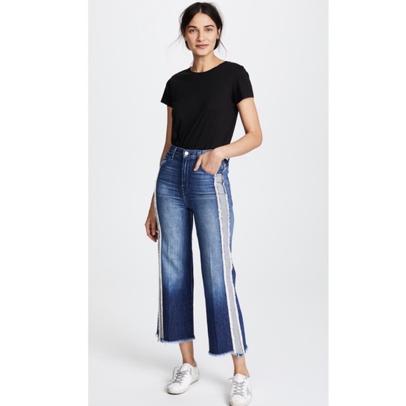 J Brand Denim - J Brand Joan High Rise crop wide leg Sz 23 NWT